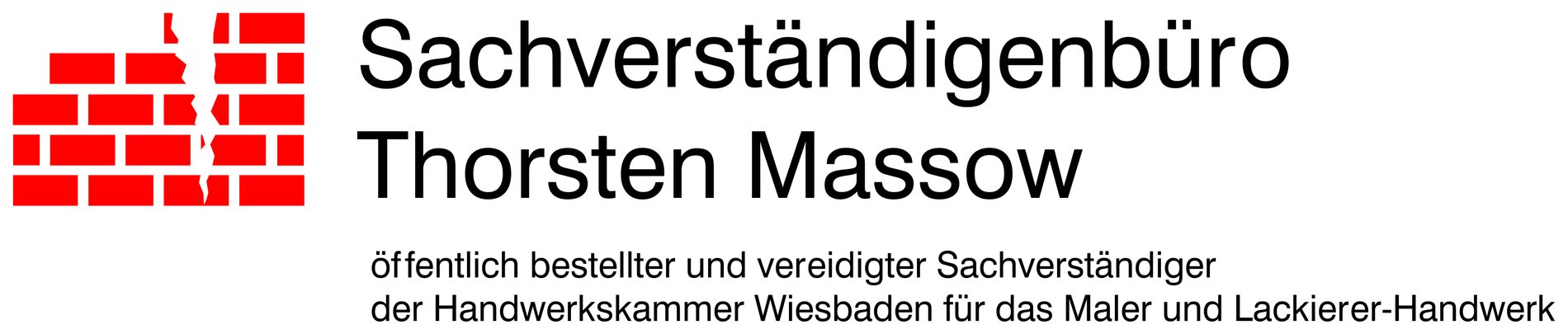 Sachverständigenbüro Thorsten Massow, öffentlich bestellter und vereidigter Sachverständiger der Handwerkskammer Wiesbaden für das Maler- und Lackierer-Handwerk